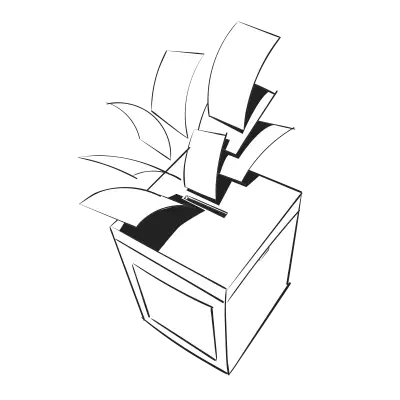 Doodles 0013 ballot box